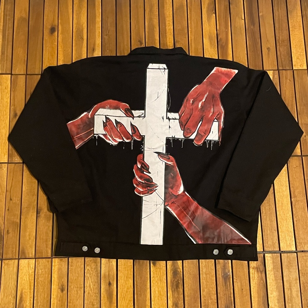 Unwanted Collection Devil’s Grasp Lined Shirt Jacket